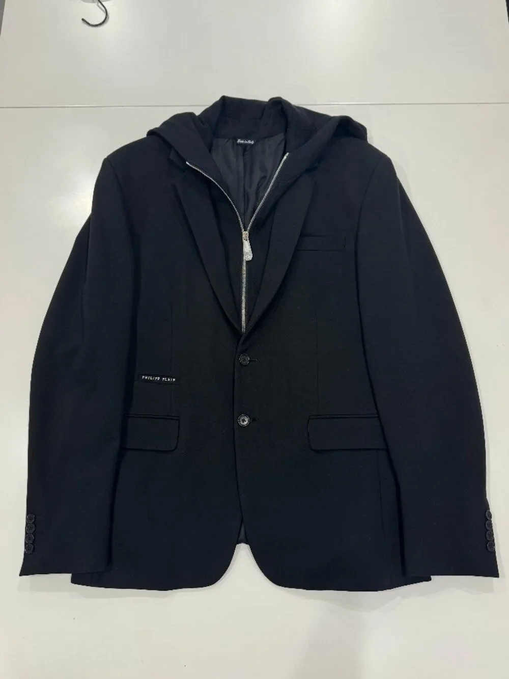 PHILIPP PLEIN Hoodie Blazer, Size 56 IT/FR, US 44-46